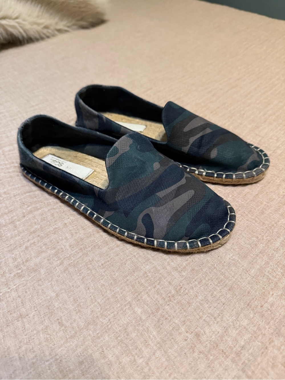 Camo Espadrille Slip-Ons by ASOS - Green & Black - Picture 3 of 6